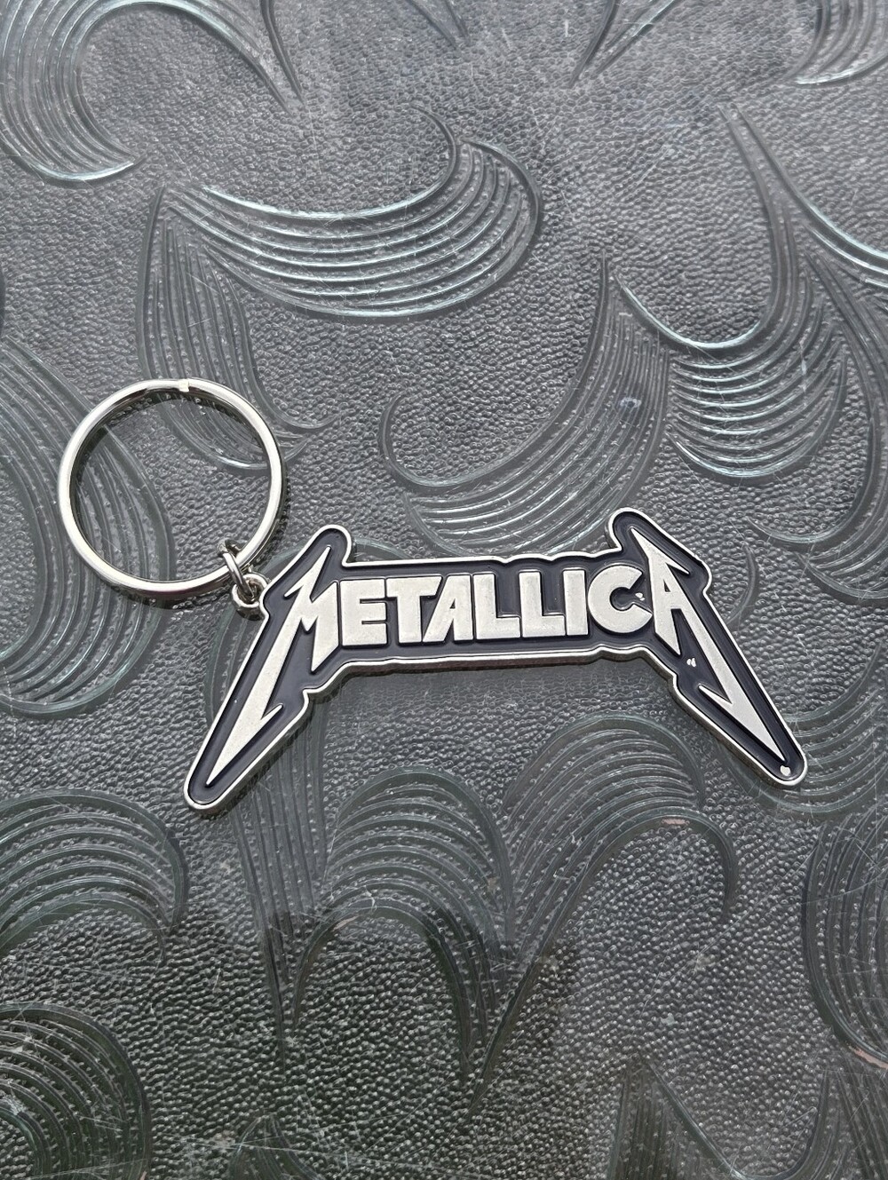 Official Metallica Logo Metal Keychain